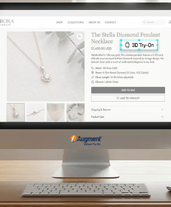 Position the Try-On Button