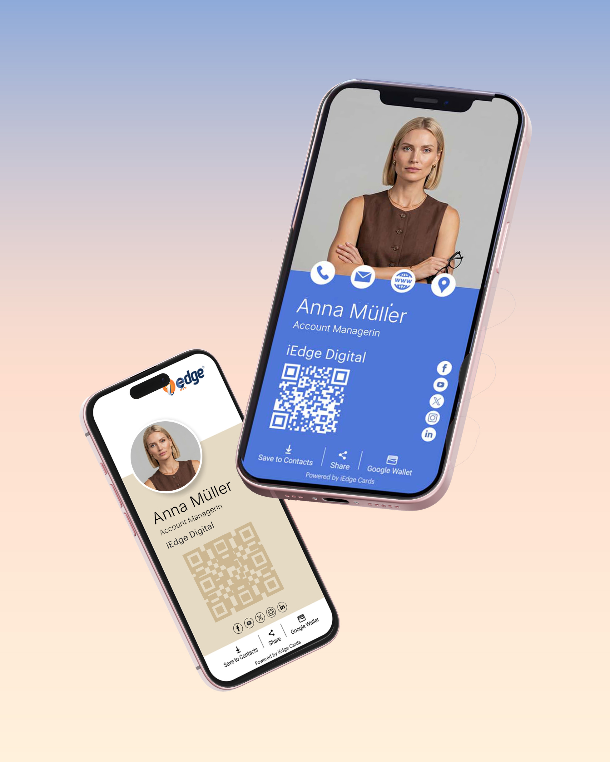 iEdge Digitale Visitenkarten