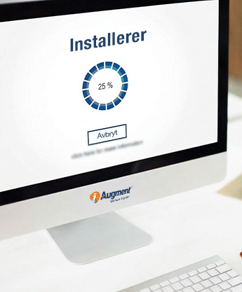 Installer programvaren